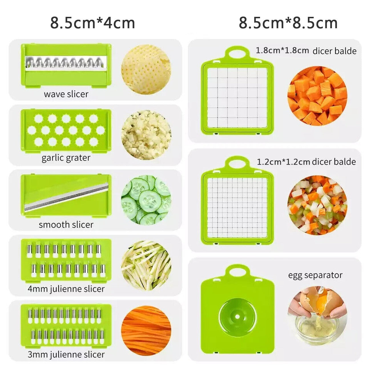 15-in-1 Multi-Function Vegetable Slicer & Chopper — Fast & Safe Food Prep